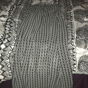 Strapless maxi dress